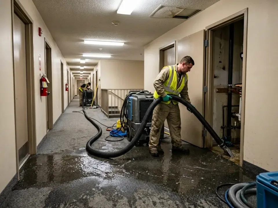 multi-unit-apartment-hallway-f-005 — frequently asked questions, Emergency Burst Pipe Water Extraction & Removal in Salmon B…